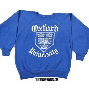 Vintage Oxford University Sweater